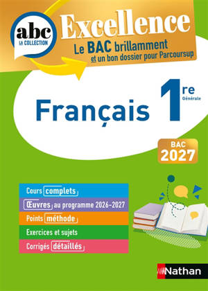 Français 1re générale : bac 2027