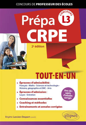 Prépa CRPE tout-en-un, concours L3