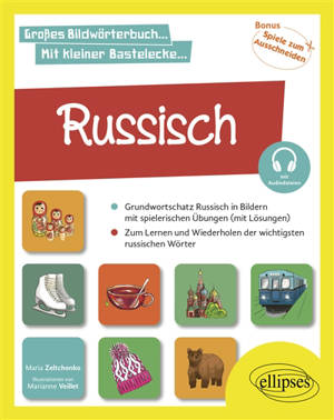 Russisch in Bildern mit spielerischen Ubungen A1 : Grundwortschatz lernen und wiederholen