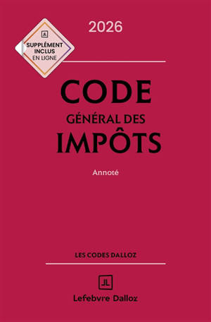 Code général des impôts 2026 : annoté