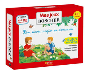 Mes jeux Boscher CP, dès 5 ans : lire, écrire, compter en s'amusant !