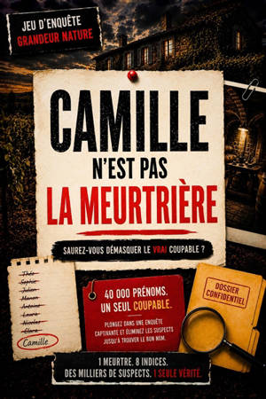 Camille n'est pas la meurtrière : jeu d'enquête grandeur nature