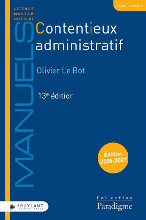 Contentieux administratif : édition 2026-2027