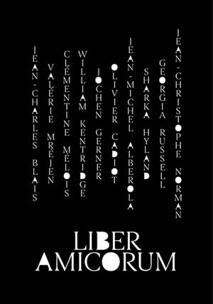 Liber amicorum : je broie du noir