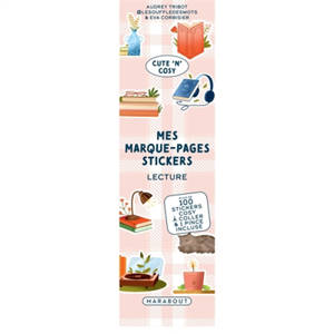 Marque page stickers : Lecture
