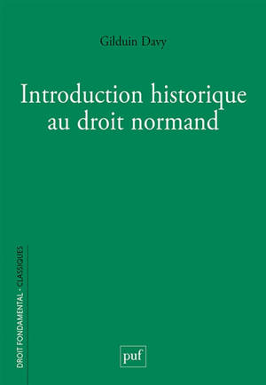 Introduction historique au droit normand