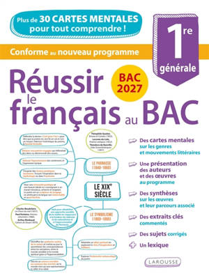 Réussir le français au bac en cartes mentales