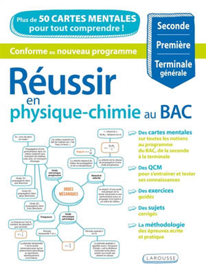 Réussir la physique-chimie au bac en cartes mentales