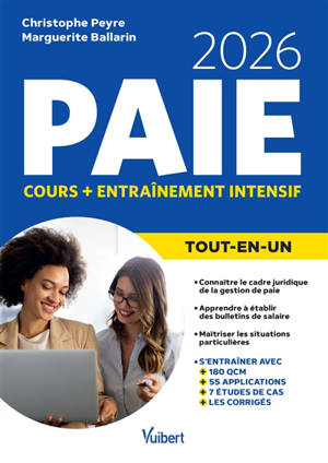 Paie : tout-en-un, cours + entraînement intensif : 2026