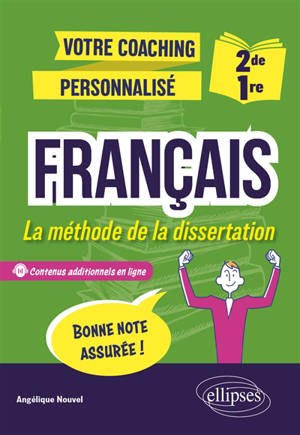 Français 2de, 1re : la méthode de la dissertation