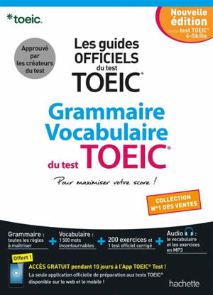 Grammaire, vocabulaire du test TOEIC
