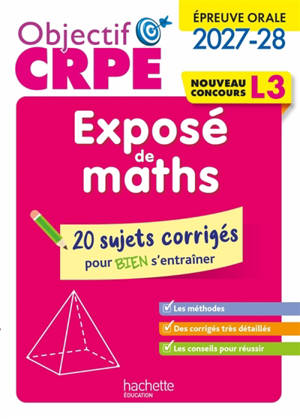 Exposé maths, épreuve orale L3 : 100 fiches efficaces pour bien réviser