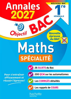 Annales maths 1re générale : sujets et corrigés