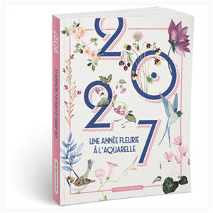 2027 : une année fleurie à l'aquarelle