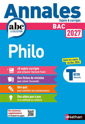 Philosophie terminale : bac 2027