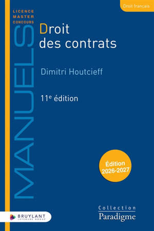 Droit des contrats : 2026-2027