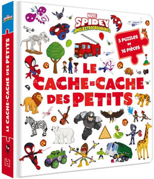 Spidey et ses amis extraordinaires : mon grand livre puzzle 16 pièces