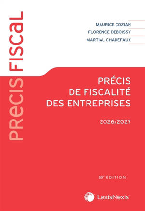 Précis de fiscalité des entreprises : 2026-2027