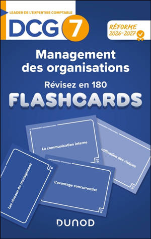DCG 7, management : révisez en 180 flashcards