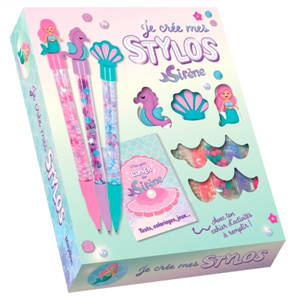 Je crée mes stylos sirène