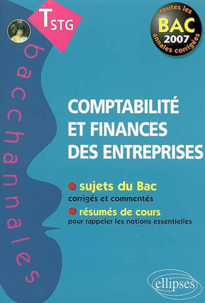 Comptabilité et finances des entreprises terminale STG