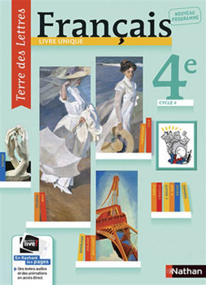 Français 4e, cycle 4 : livre unique : nouveau programme