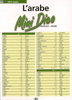 L'arabe : mini-dico français-arabe