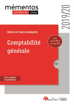 Comptabilité générale : 2019-2020