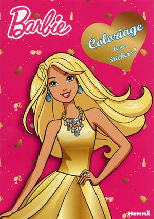 Barbie Coloriage Avec Stickers
