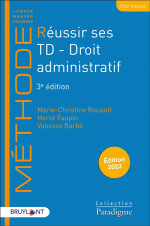 Réussir ses TD : droit administratif