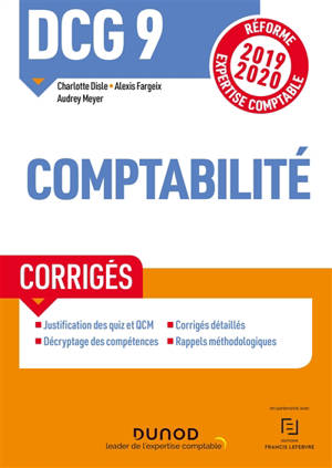DCG 9, comptabilité : corrigés