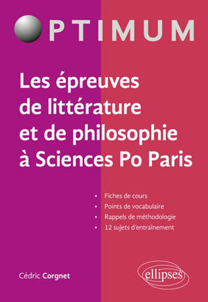 Les épreuves de littérature et de philosophie à Sciences Po Paris