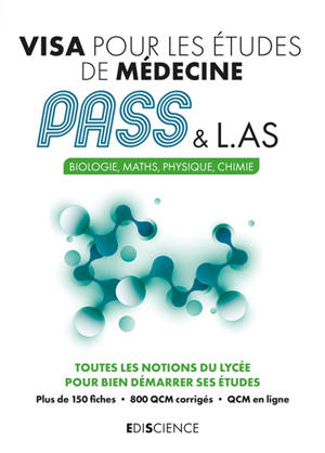 Visa pour le Pass : biologie, maths, physique, chimie