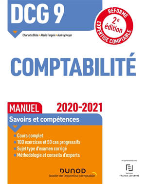 DCG 9, comptabilité : manuel, savoirs et compétences : 2020-2021