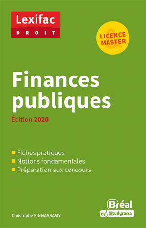 Finances publiques : licence, master