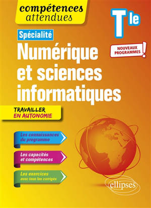 Spécialité numérique et sciences informatiques terminale : nouveaux programmes
