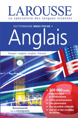 Dictionnaire maxipoche + anglais : français-anglais, anglais-français