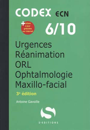 Anesthésie, urgences, réanimation, ophtalmologie, ORL, maxillo-facial