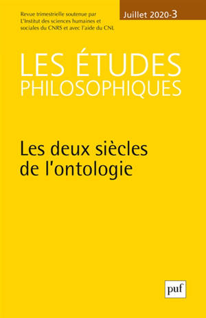 Etudes philosophiques (Les). n° 3 (2020), Les deux siècles de l'ontologie