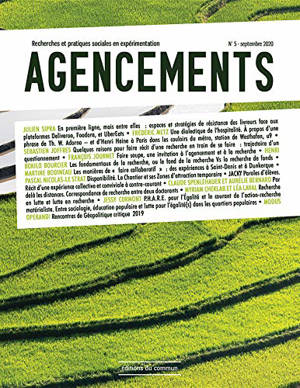 Agencements : recherches et pratiques sociales en expérimentation. n° 5