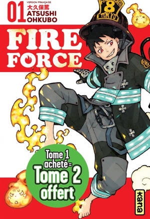 Fire force : tome 1 acheté = tome 2 offert