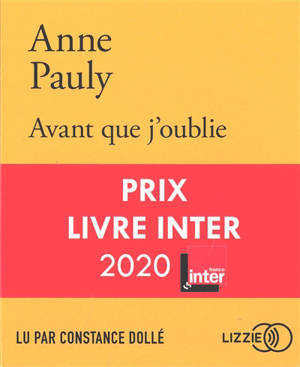 Avant que j'oublie