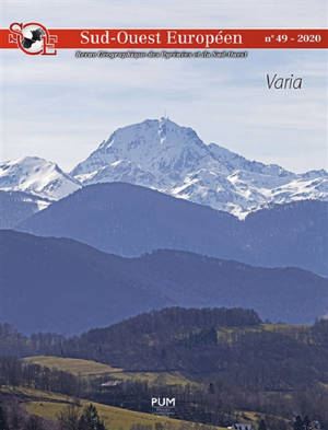 Sud-Ouest européen. n° 49, Varia