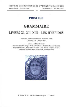 Grammaire, Livres XI, XII, XIII : les hybrides : participe, pronom