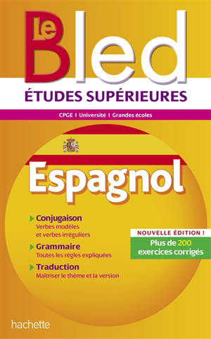 Espagnol : CPGE, université, grandes écoles