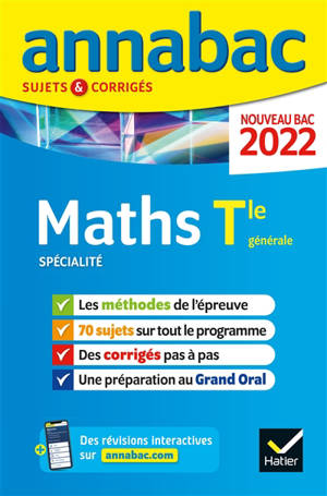 Maths spécialité terminale générale : nouveau bac 2022