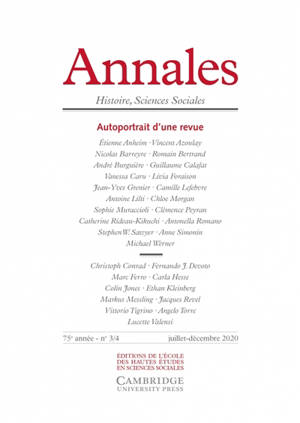 Annales. n° 3-4 (2020), Autoportrait d'une revue