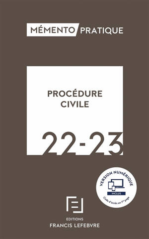 Procédure civile : 2022-2023