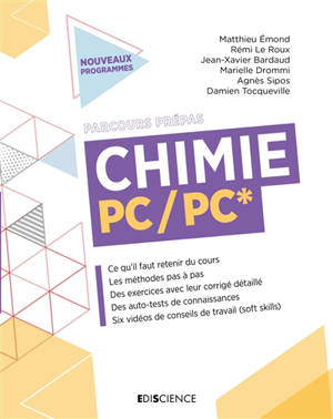 Chimie PC-PC* : nouveaux programmes