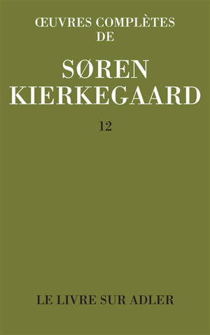Oeuvres complètes. Vol. 12. Le livre sur Adler